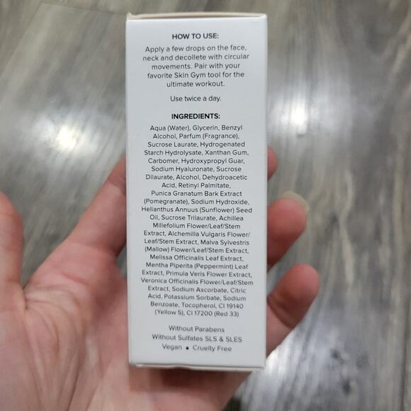 Skin Gym Face Trainer Vitamin C + A & Hyaluronic Acid Serum - 1 fl. oz‎ - NEW - Picture 5 of 8